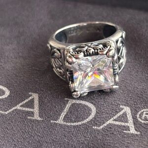 SILPADA Sterling Silver Uptown CZ Ring